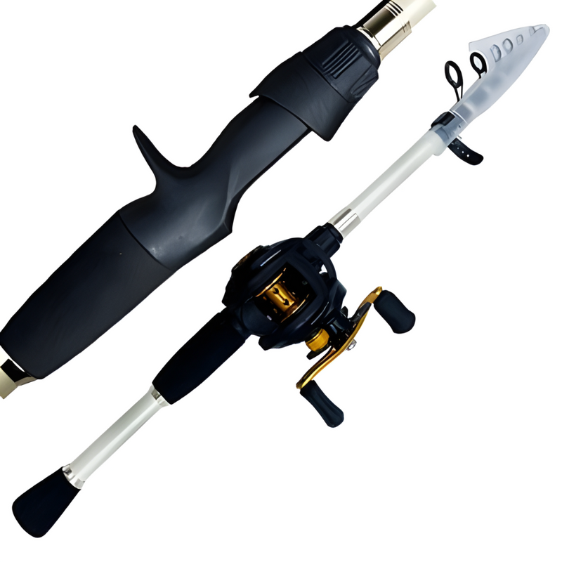 Conjunto de Pesca Ghotda Telescópico em Carbono com Carretilha – Praticidade e Conforto na Sua Aventura