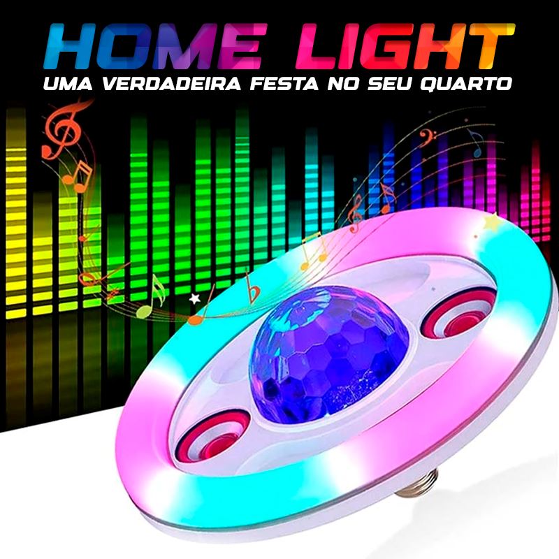 Lâmpada RGB Inteligente Bluetooth Alto-falante - HomeLight