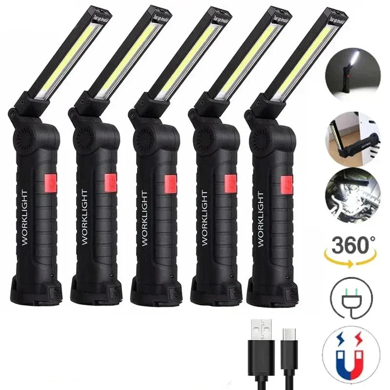 Lanterna Compacta Recarregável USB: Ilumine Suas Aventuras com Praticidade