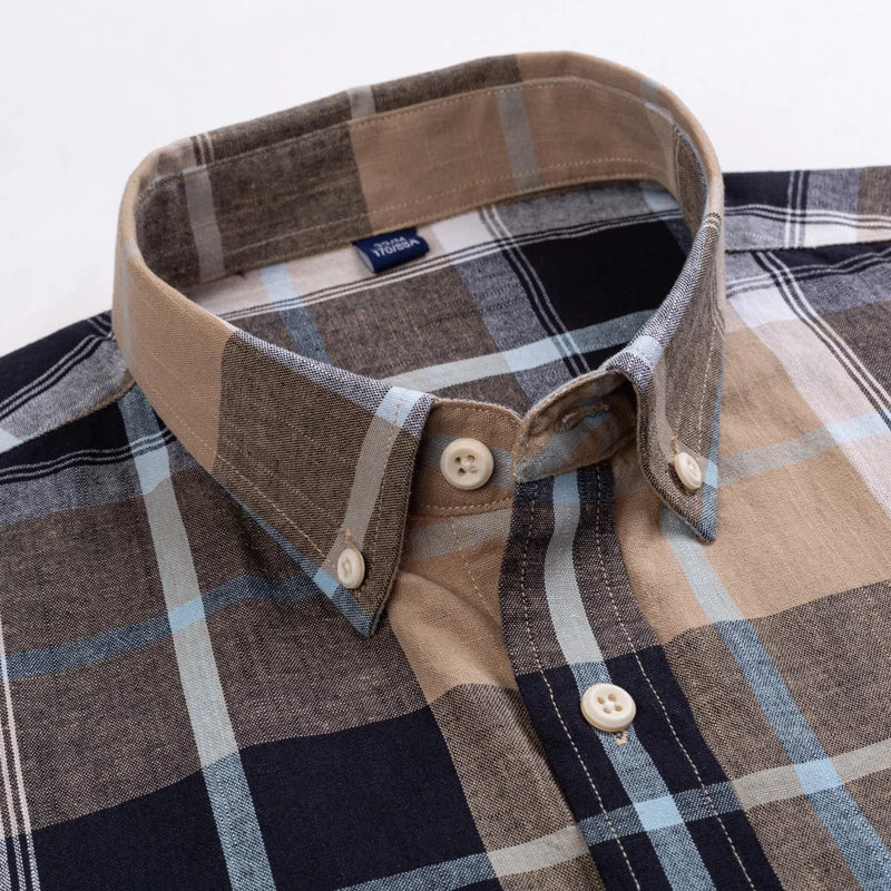 Camisa Xadrez Masculina Flanela Crew Algodão