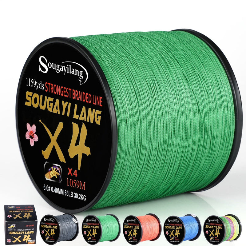 Linha Multifilamento Sougayilang 100m/300m: Versatilidade em 5 Cores