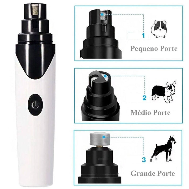 Lixador Elétrico de Unhas para Pets – Conforto e Tranquilidade na Hora de Cuidar