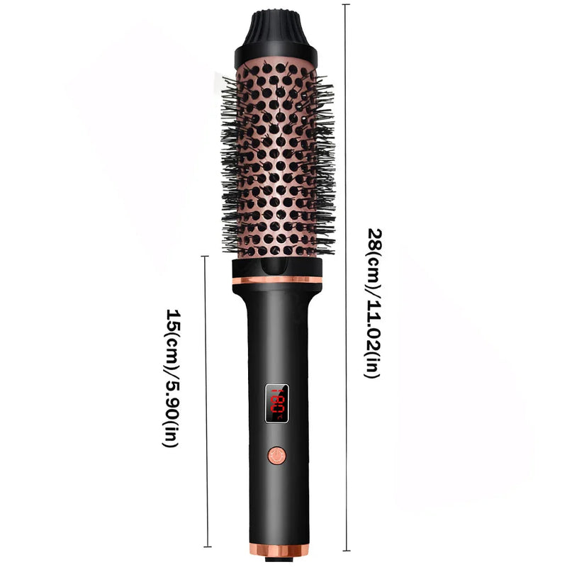 Escova modeladora Térmica de Cerâmica 2 em 1