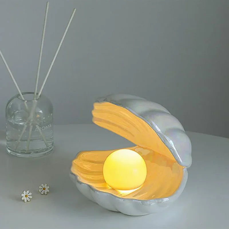 Luminária Infantil 3D LED Concha: Ilumine o Sonho do Seu Pequeno