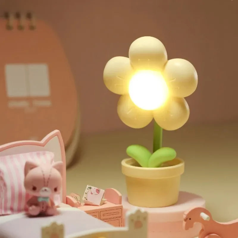 Iluminação Aconchegante Para Crianças: Luminária LED Mini Flor