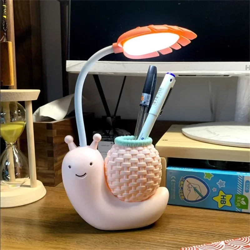 Luminária LED Caracol para Mesa: Conforto e Magia na Quarto da Criança