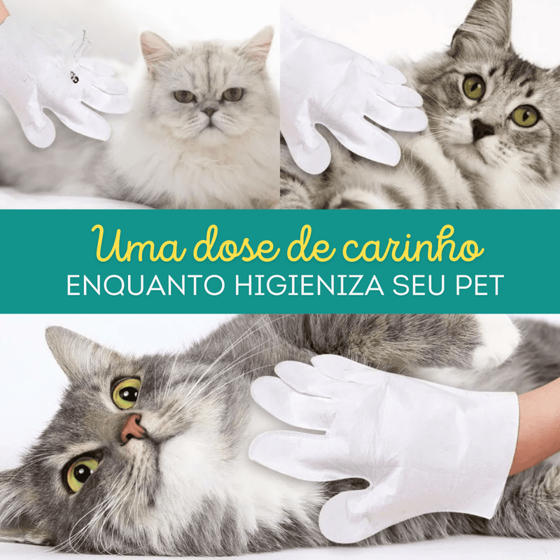 Luvas de Limpeza Secas para Pets – Praticidade e Conforto em Cada Toque