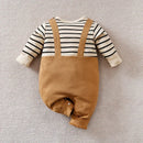 Macacão Infantil de Algodão para Frio com Estampa de Ursinho 3D - Conforto e Estilo para os Pequenos