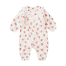 Macacão Infantil Branco com Estampa de Morango - Conforto e Estilo para os Pequenos