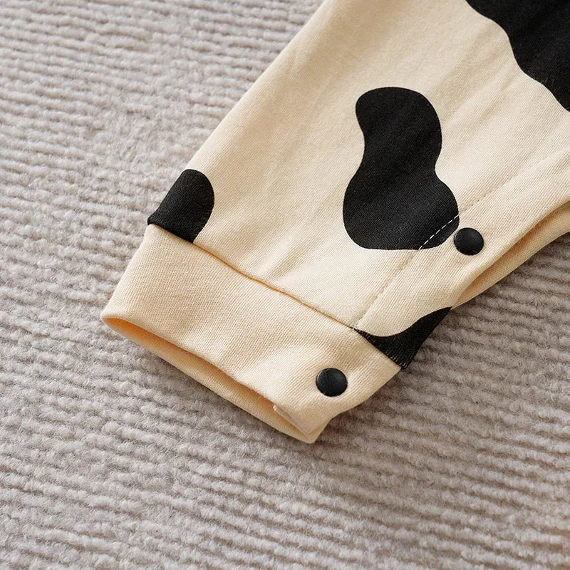 Macacão Infantil Confortável em Algodão com Estampa 3D de Boi