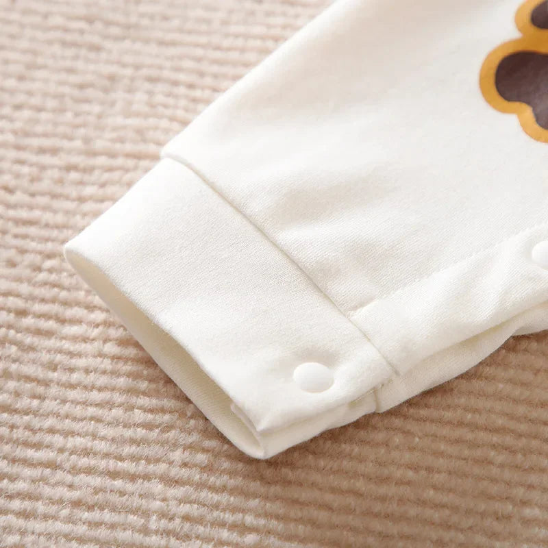 Macacão Infantil em Algodão com Estampa 3D de Tigre - Conforto e Estilo para Aventureiros