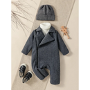 Macacão Infantil Confortável de Manga Longa com Zíper Estilo Streetwear Lenogue