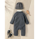 Macacão Infantil Confortável de Manga Longa com Zíper Estilo Streetwear Lenogue