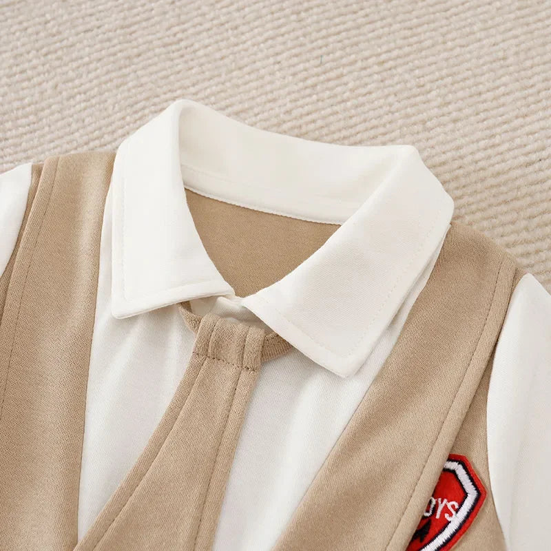 Macacão Infantil Sem Manga em Algodão Confortável – Estilo e Leveza para Momentos Especiais