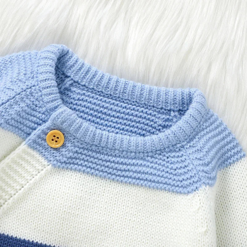 Macacão Infantil Tricot Gola Alta Manga Longa – Conforto e Estilo para os Pequenos