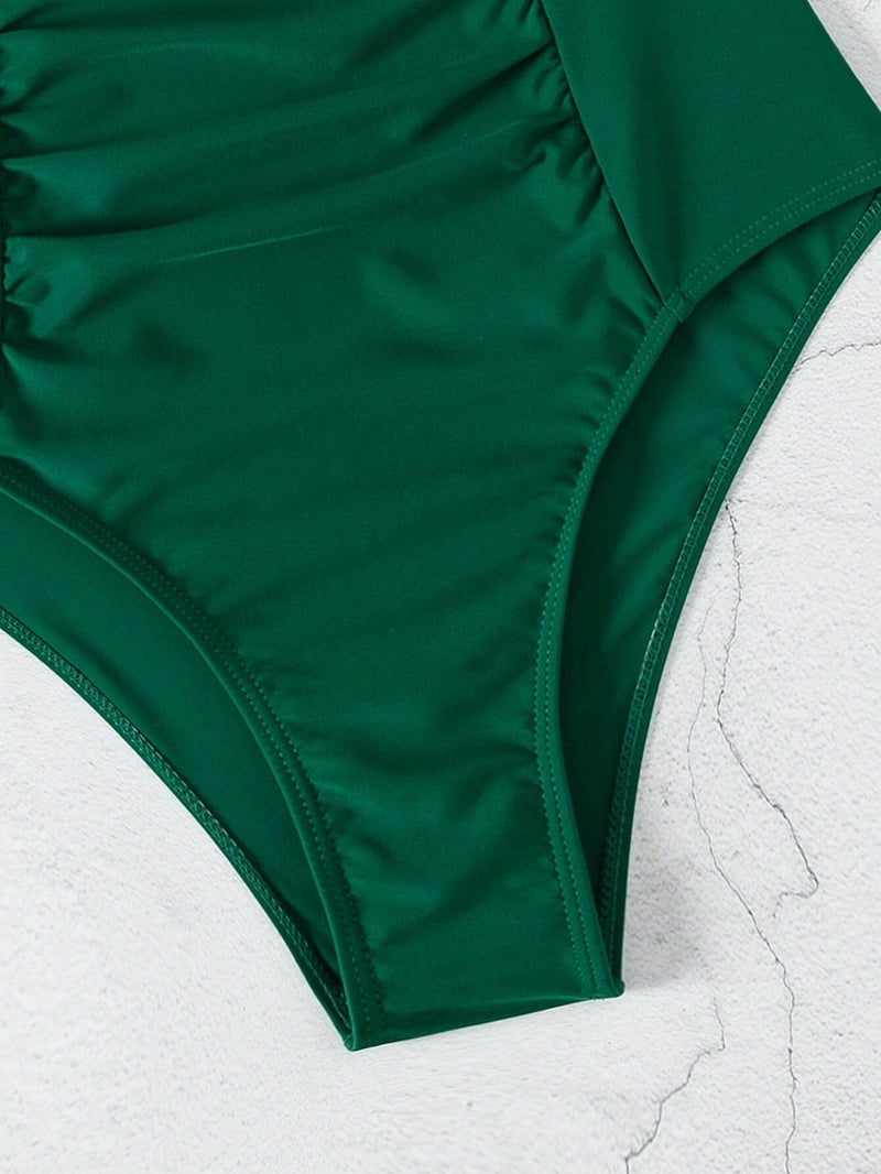 Maiô Cintura Slim com Detalhe Dourado