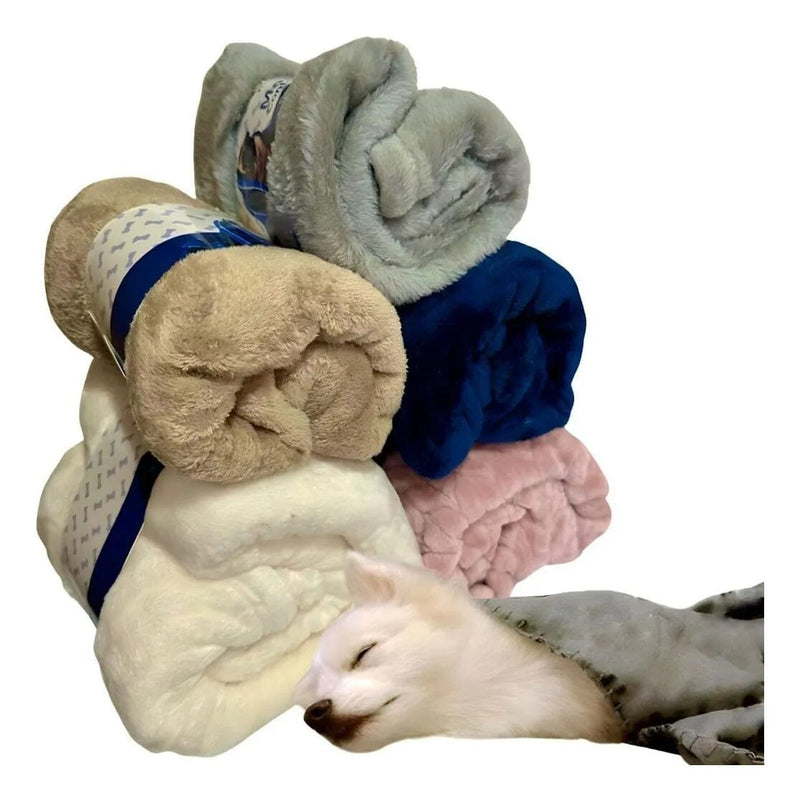 Manta Pet Macia – Conforto Quente para Cães e Gatos