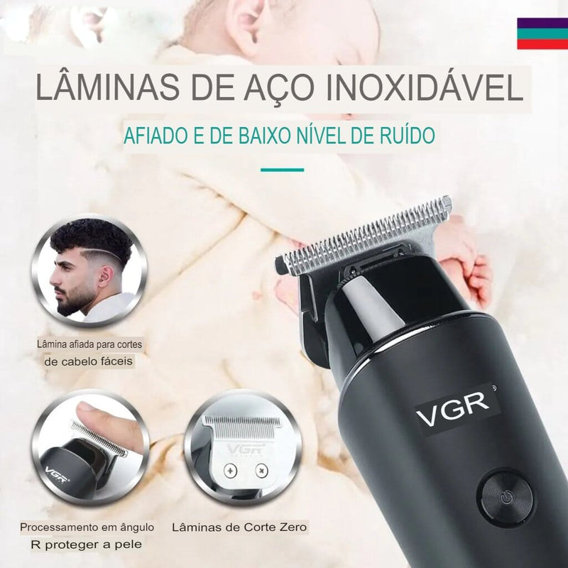 Máquina de Cortar Cabelo e Barba Profissional - MasterCorte