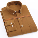 Camisa Social Xadrez Masculina Marrom