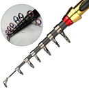 Vara de Pesca Telescópica Yernea em 99% Carbono – Leve e Versátil de 1.8 a 3.6m para Aventura Perfeita