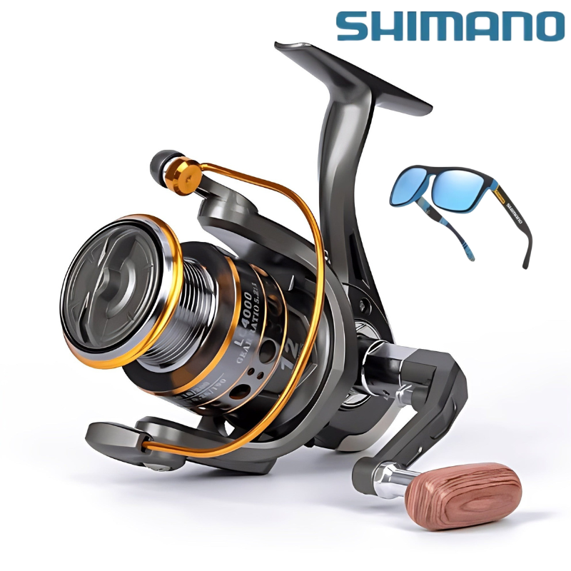Molinete Shimano Com Drag de 10 kg e 12 Rolamentos Para Uma Pesca Eficiente e Confiável