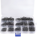 Kit Prático de Ganchos Farpados para Pesca em Águas Doces e Salgadas