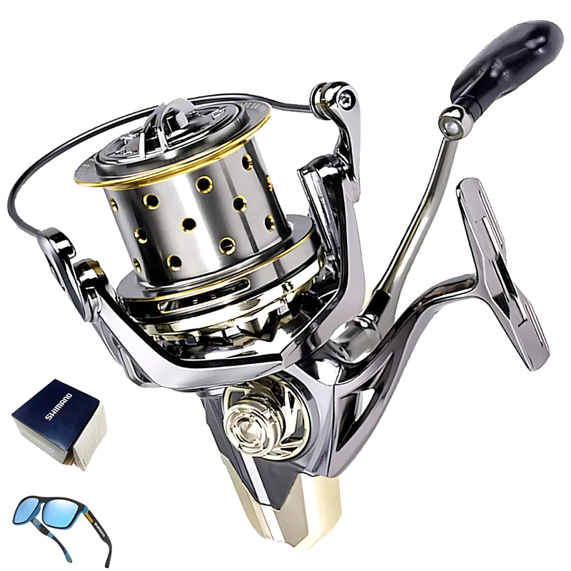 Molinete Shimano com 25kg de Drag e 17 Rolamentos para Uma Pesca Eficiente e Confortável