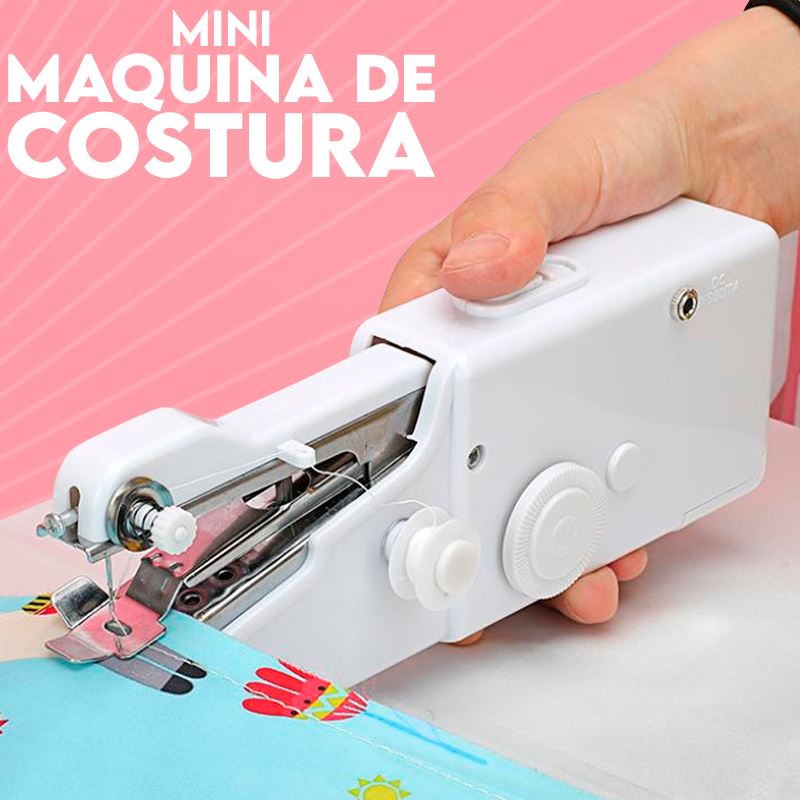 Mini Maquina de Costura Portátil Sem Fio