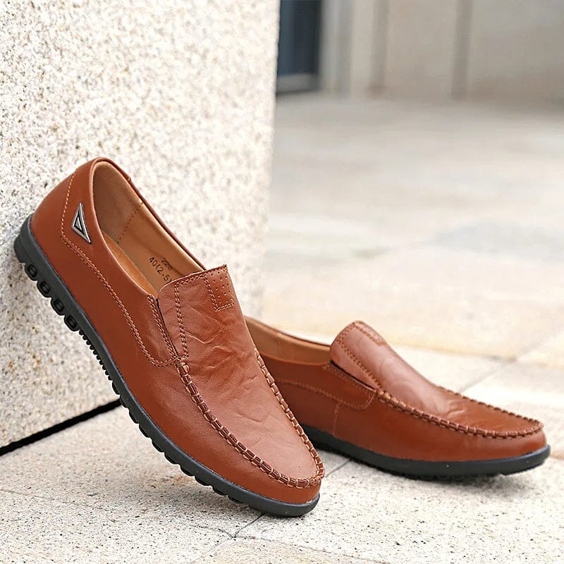 Mocassim Masculino de Couro Genuíno - Conforto e Estilo para Momentos Especiais