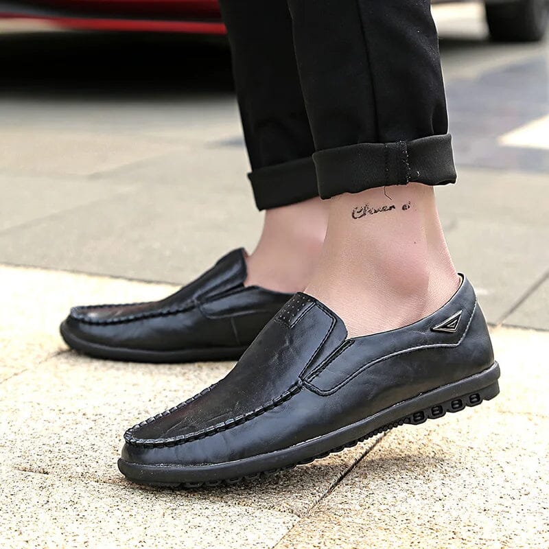 Mocassim Masculino de Couro Genuíno - Conforto e Estilo para o Dia a Dia