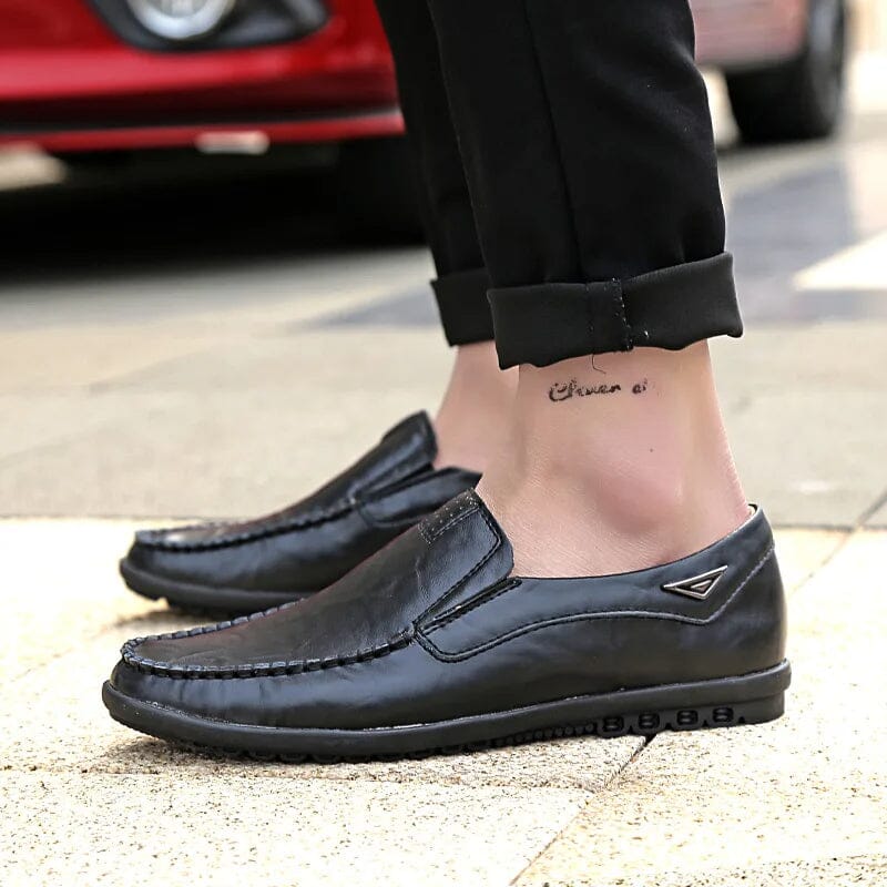 Mocassim Masculino de Couro Genuíno - Conforto e Estilo para Momentos Especiais