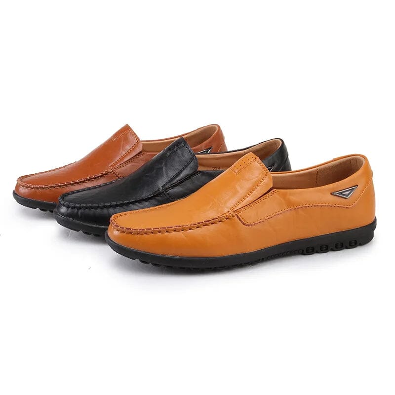 Mocassim Masculino de Couro Genuíno - Conforto e Estilo para Momentos Especiais