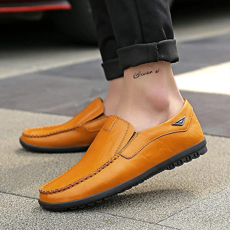 Mocassim Masculino de Couro Genuíno - Conforto e Estilo para o Dia a Dia