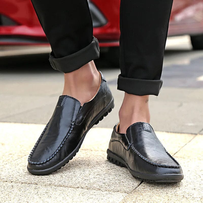 Mocassim Masculino de Couro Genuíno - Conforto e Estilo para o Dia a Dia