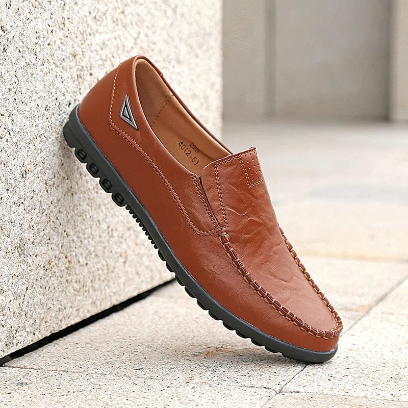 Mocassim Masculino de Couro Genuíno - Conforto e Estilo para o Dia a Dia