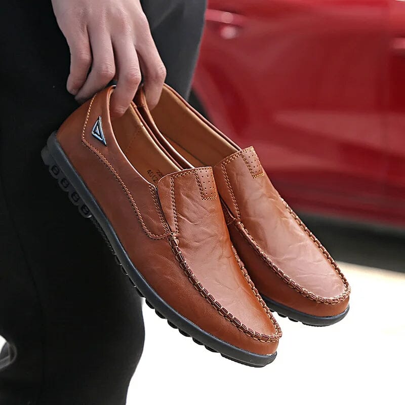 Mocassim Masculino de Couro Genuíno - Conforto e Estilo para Momentos Especiais