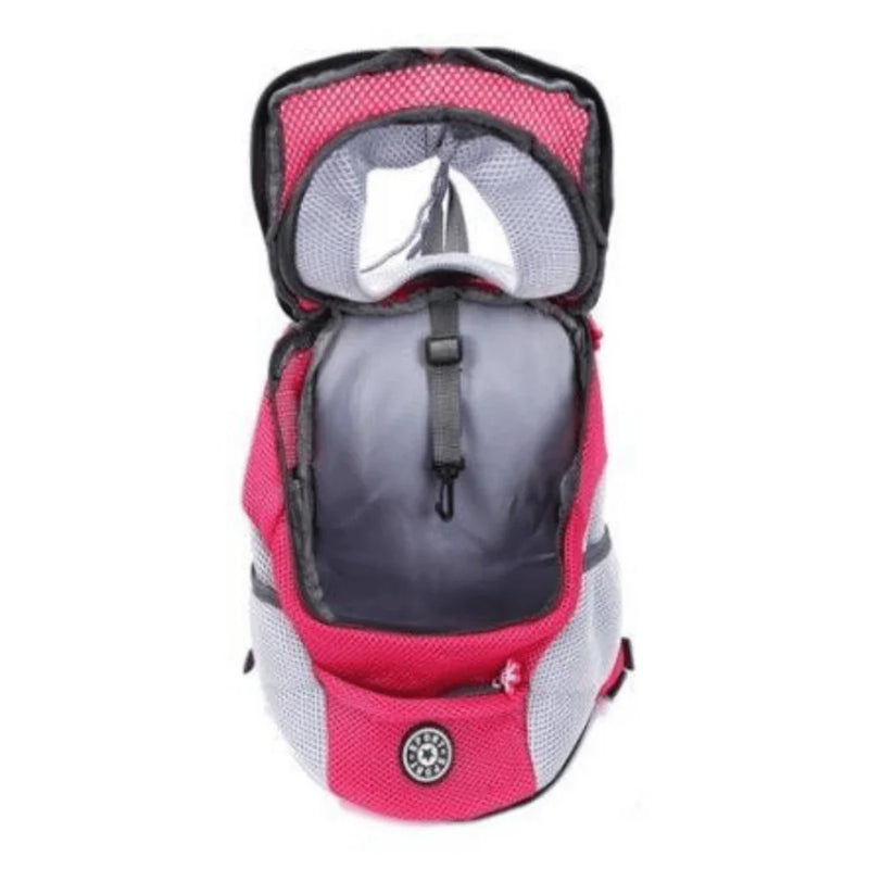 Mochila Canguru Para Transporte Comfortável de Cães