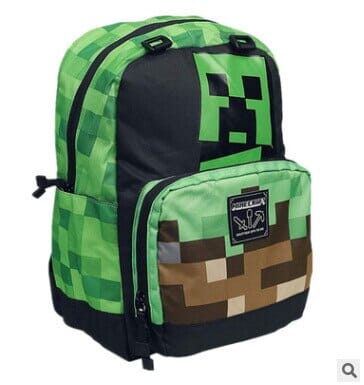 Mochila Escolar Infantil Minecraft