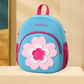 Mochila Infantil Rosa com Estampa de Flor de Cerejeira – Estilo e Conforto para Aventureiras