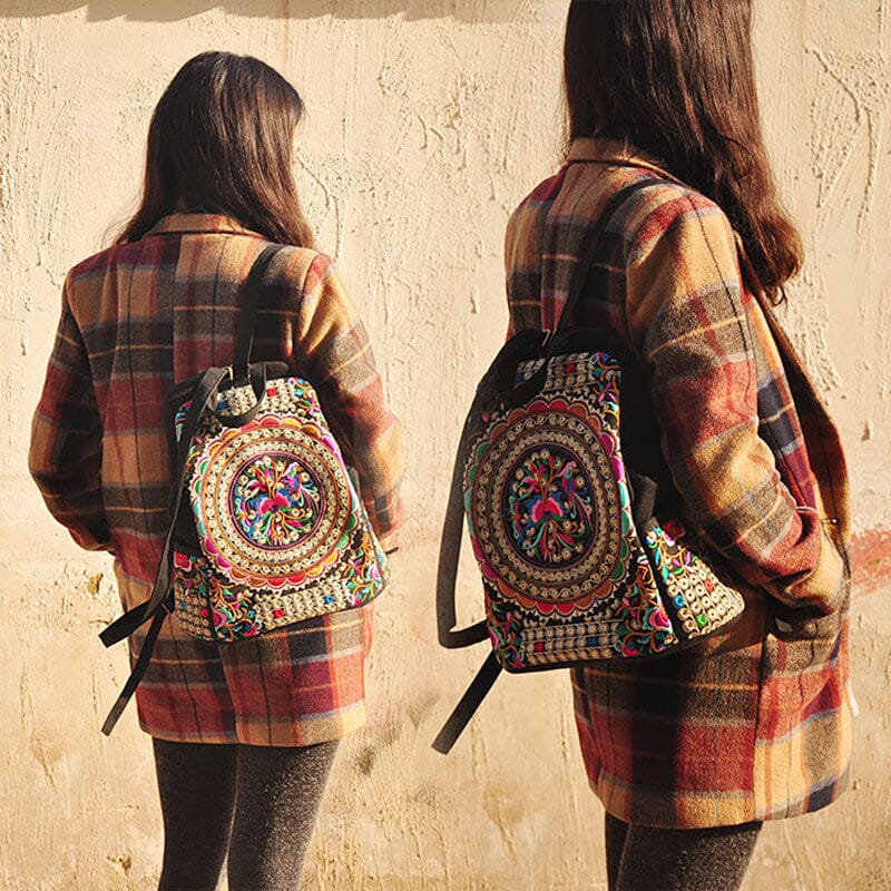 Mochila Mandala Mística Boho Chic