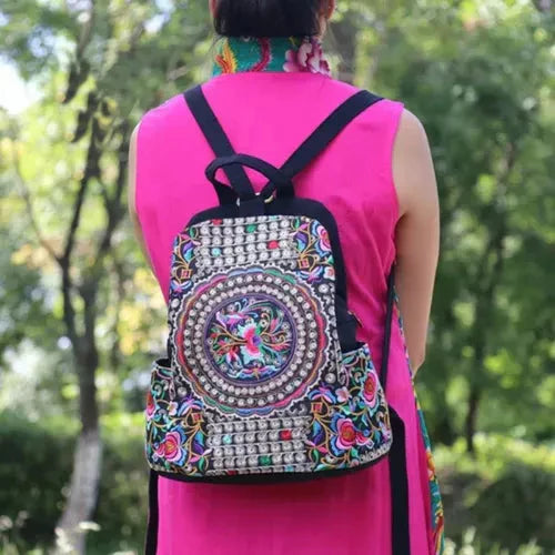 Mochila Mandala Mística Boho Chic