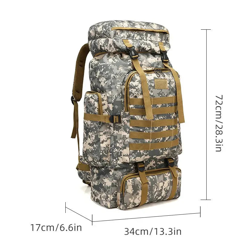 Mochila Impermeável de Camuflagem Soldier - Proteção e Estilo em Cada Aventura