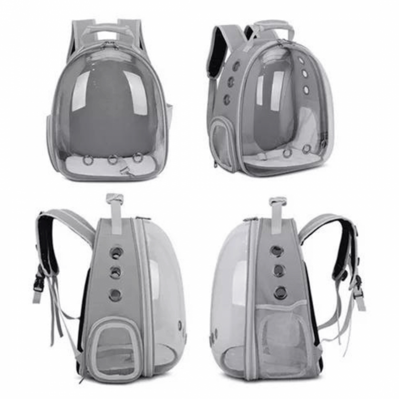 Mochila Pet Astronauta: Transporte Confortável e Seguro em Motocicletas