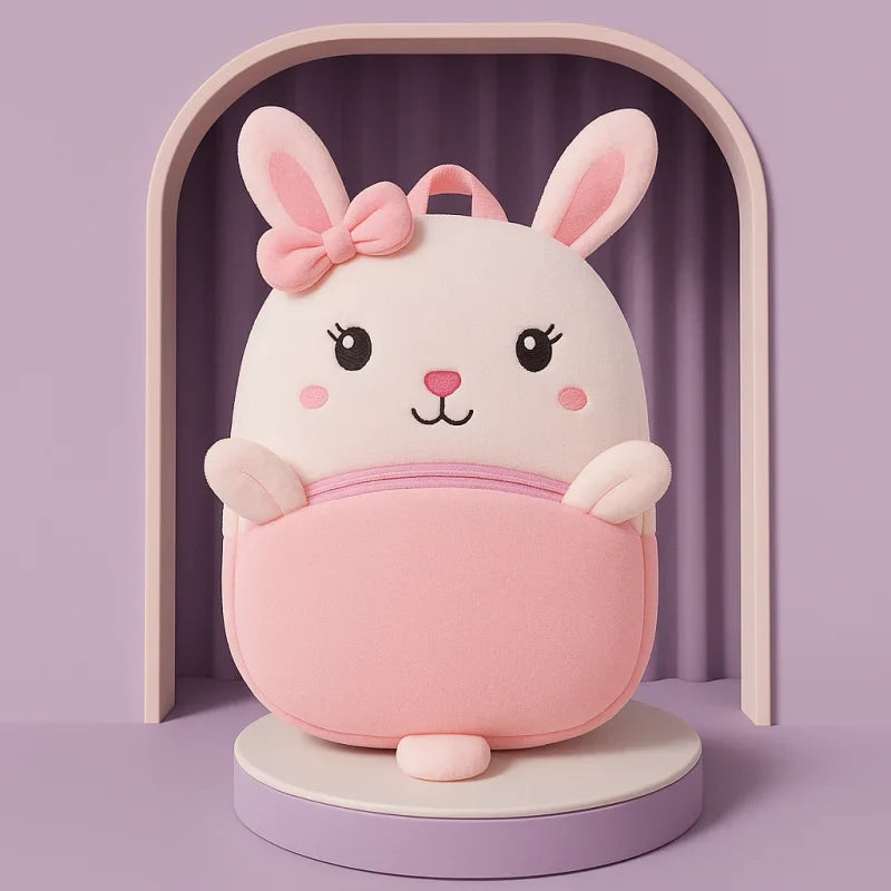 Mochilinha Infantil Com Estampa de Animais - Alegria e Conforto Para Aventuras