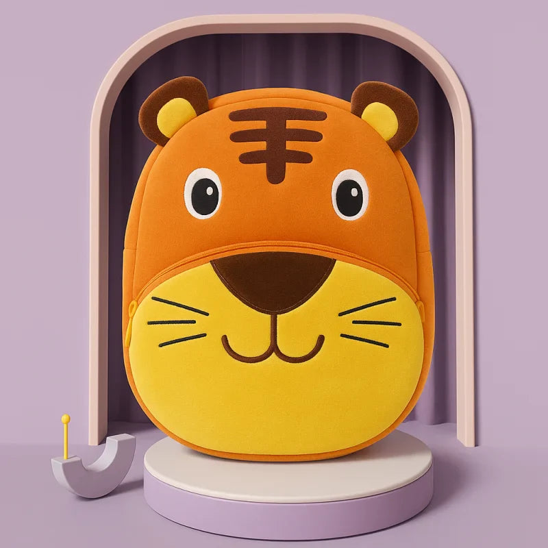 Mochilinha Infantil Com Estampa de Animais - Alegria e Conforto Para Aventuras