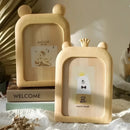 Moldura de Foto para Crianças em Madeira Escandinava: Preserve Momentos Inesquecíveis