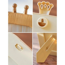 Moldura de Foto para Crianças em Madeira Escandinava: Preserve Momentos Inesquecíveis