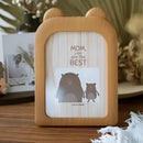 Moldura de Foto para Crianças em Madeira Escandinava: Preserve Momentos Inesquecíveis