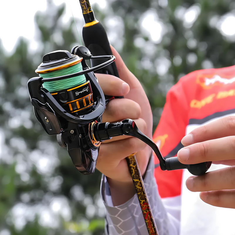 Molinete Sougayilang: Potência e Resistência para Capturas de Até 20kg