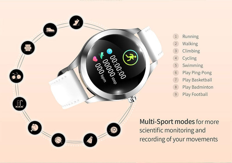 Novo Smartwatch Feminino KW10